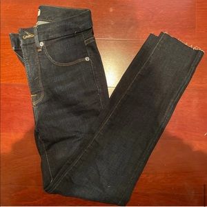 Good America Good Legs Crop Jean Dark Blue Wash Size 0/25